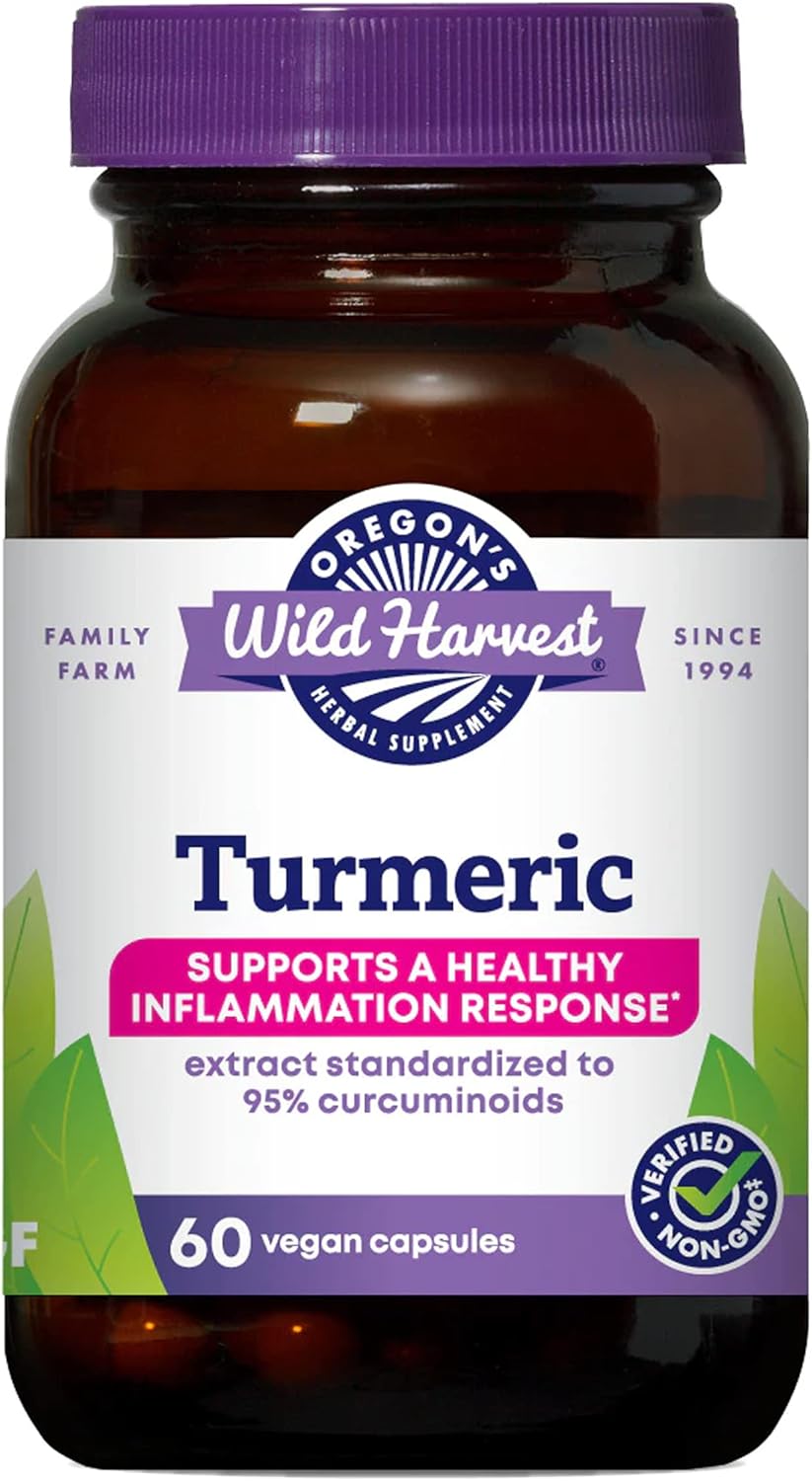 Turmeric Curcumin Supplement Vegan Capsules with BioPerine 1350 MG