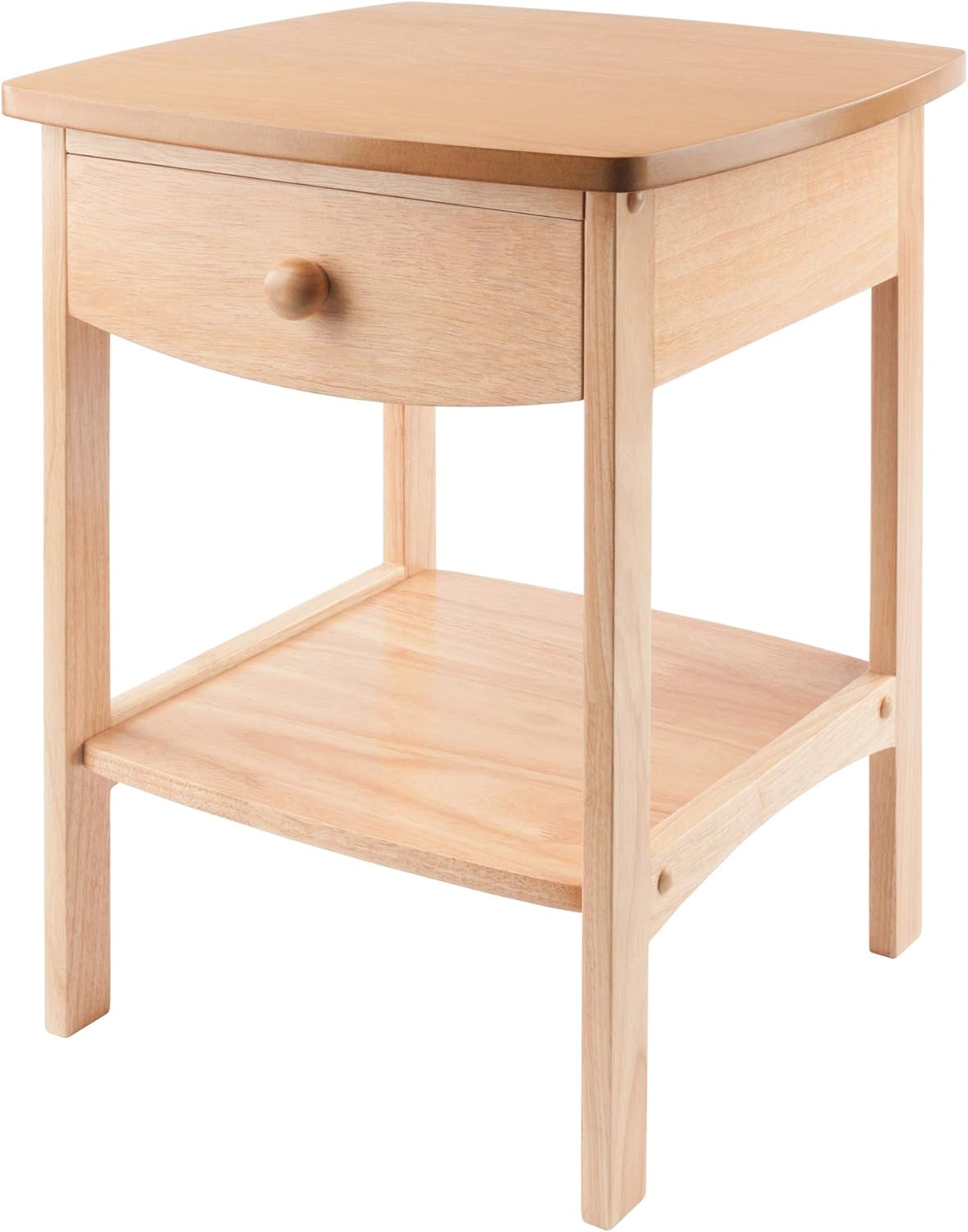 Winsome Wood Claire Accent Table: Stylish Nightstand Solution