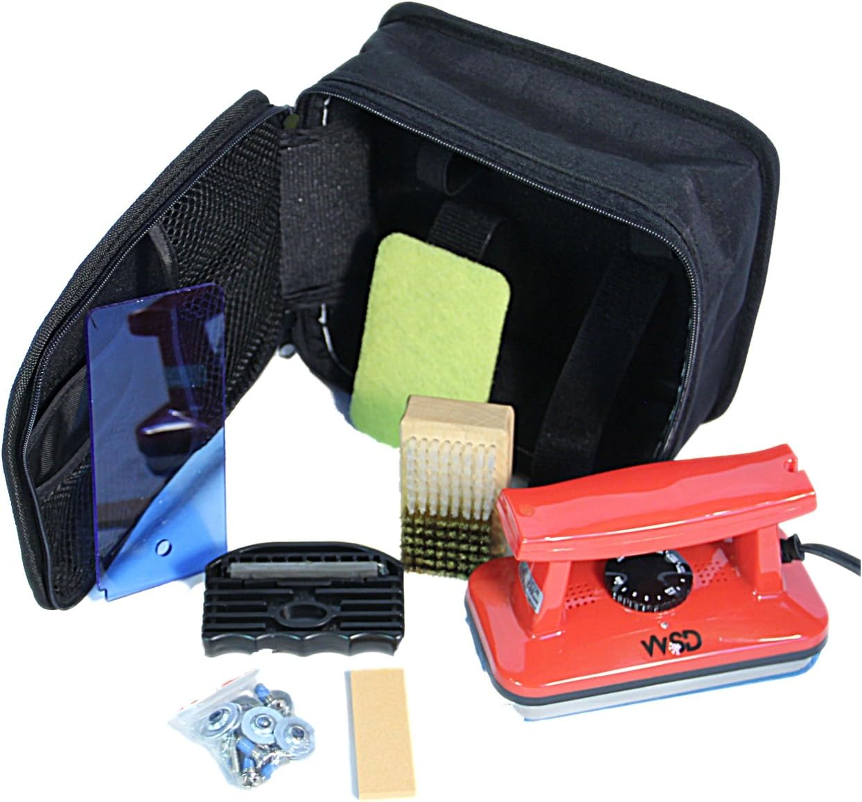 WSD Snowboard Tuning Kit: Fast Waxing with Red Iron