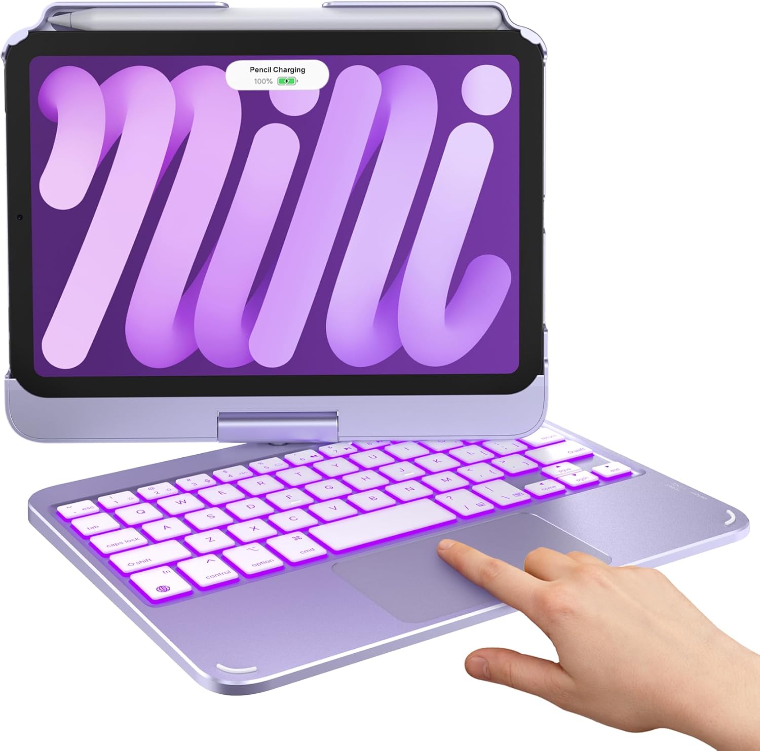 Typecase Keyboard Case for iPad Mini 7 & Mini 6 - Light Purple