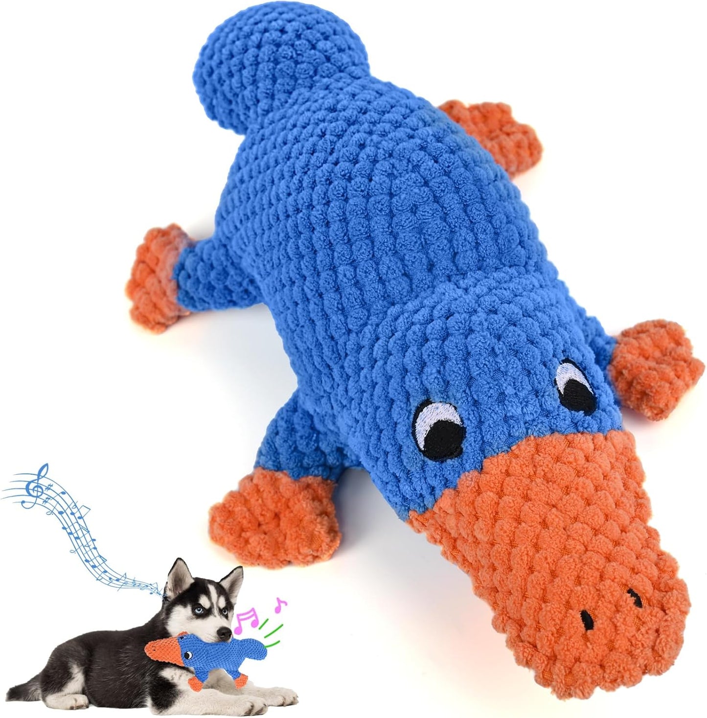 Durable Platypus Dog Toy for Large Breeds
