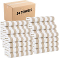 California Cabana Stripe Beach Towel Set - 24 Large Towels