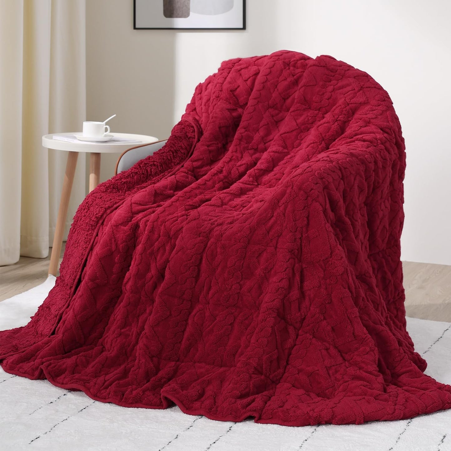 Drewin Adults Weighted Blanket Queen Size for Cozy Comfort