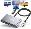 USB C to 3 HDMI Adapter with PD 100W - Triple 4K@60Hz Display
