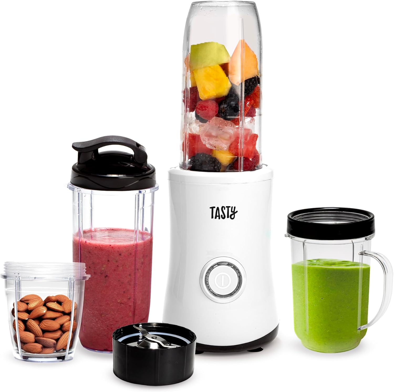 Tasty Personal Blender with Cups for Smoothies and Shakes