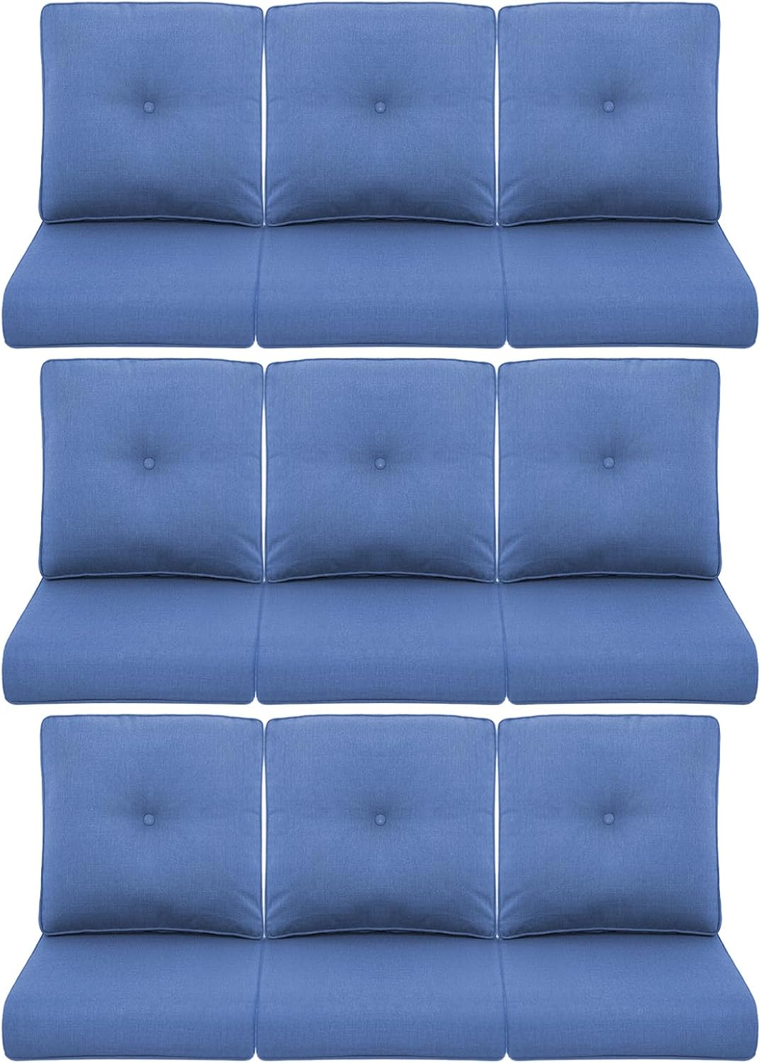 9-Piece Outdoor Patio Cushion Set for Comfort and Style