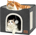 Bedsure Cat Bed Large Cat Cave for Indoor Cats - Cozy Hideaway