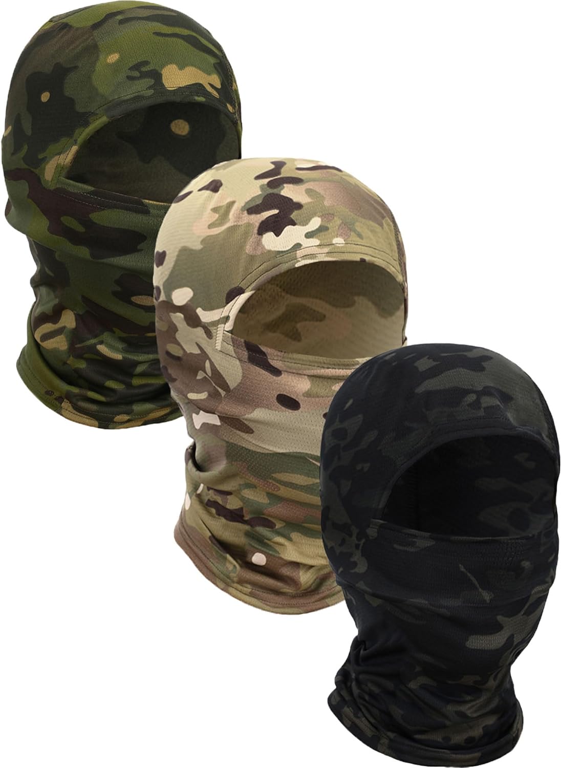 Windproof Winter Camo Balaclava Set