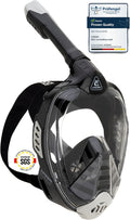 Cressi Bali Full Face Snorkeling Mask - Easy Breathing Design