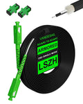 90M SC/APC to SC/APC Armored Fiber Cable Extension - Rugged