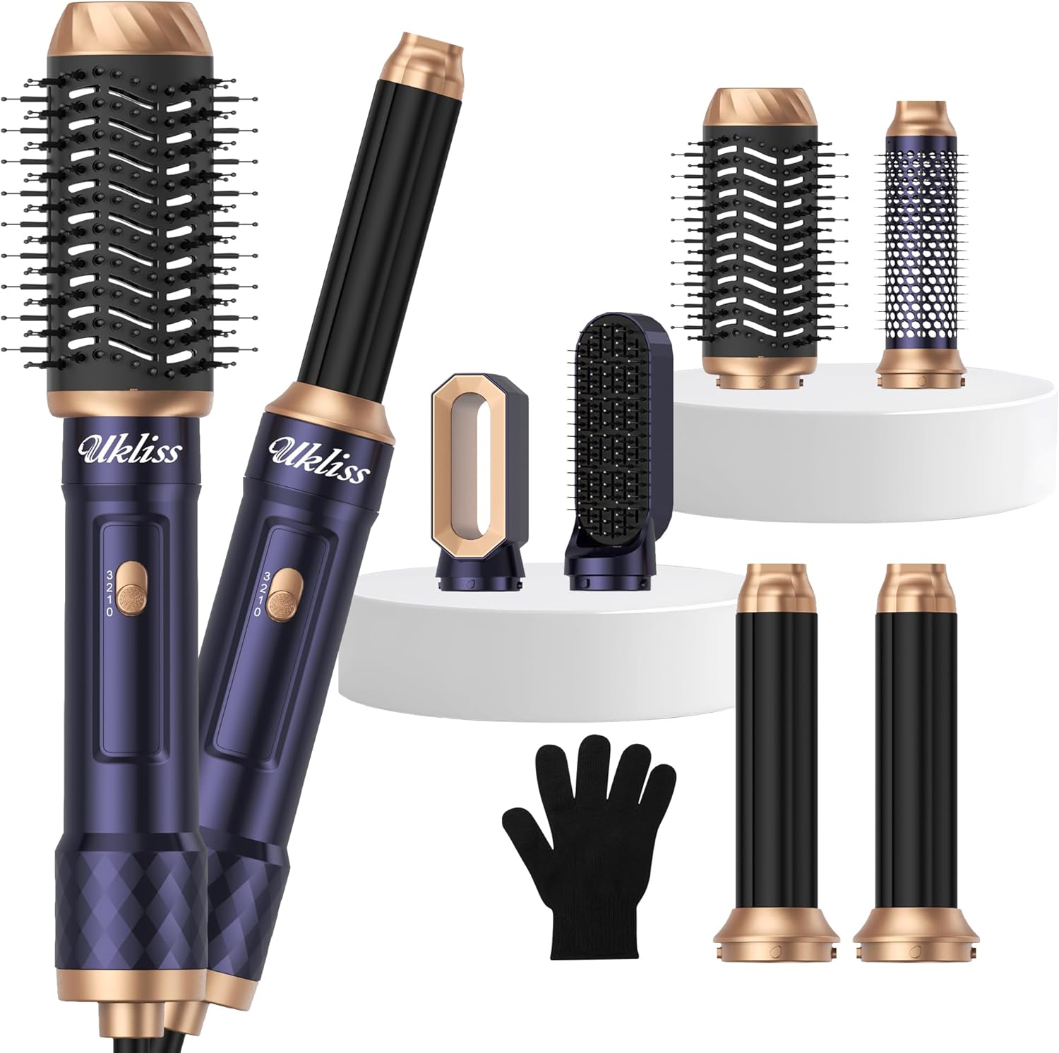 6 in 1 Hair Dryer Brush for Fast Drying and Styling