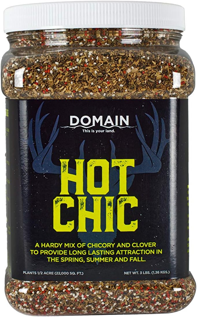 Domain Outdoor Hot Chic Food Plot Seeds for Deer and Chicory
