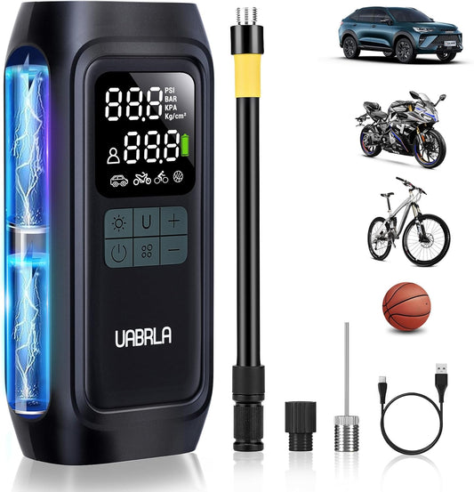 Fast Inflation: UABRLA Portable Air Pump