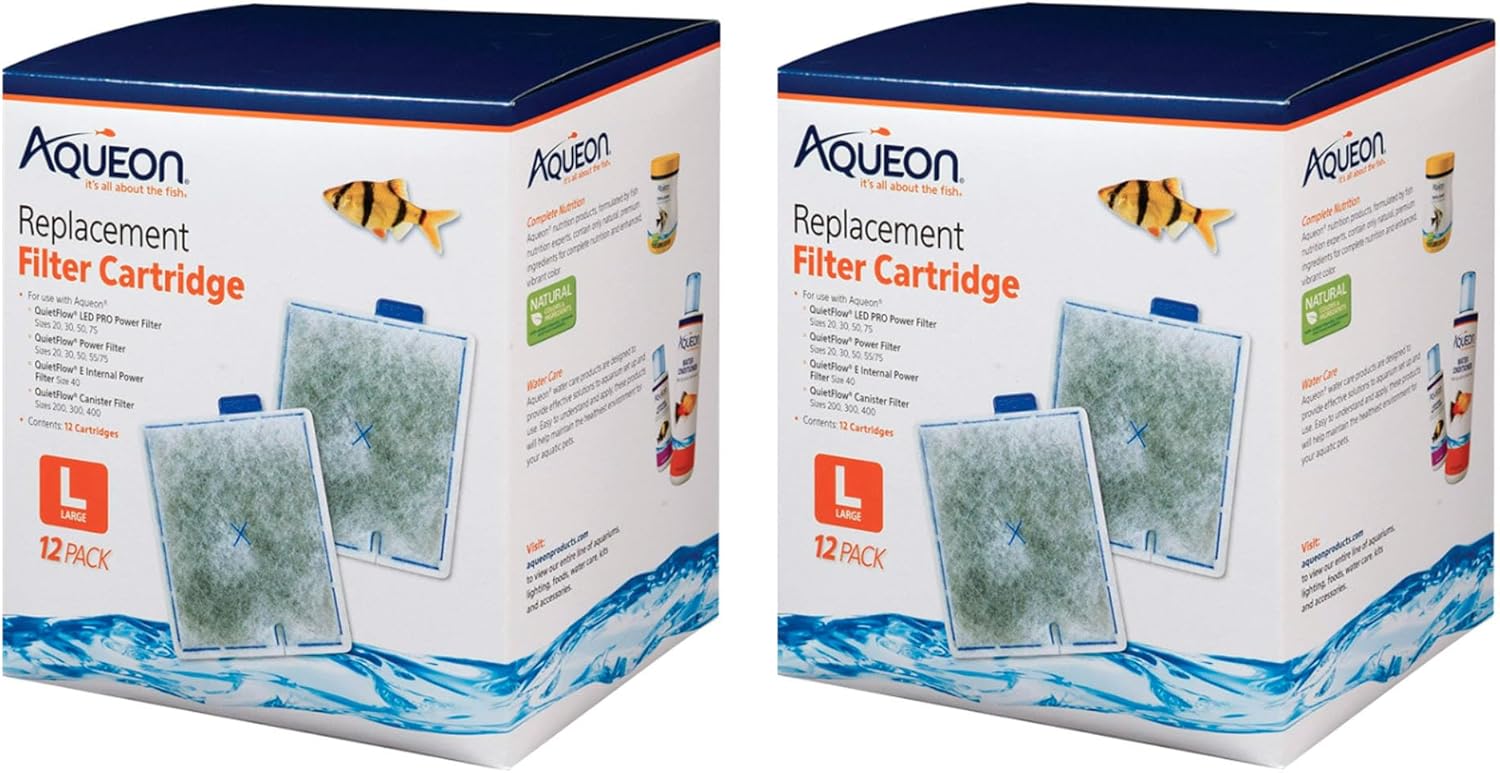 Aqueon Replacement Filter Cartridge Large 24 Count Review