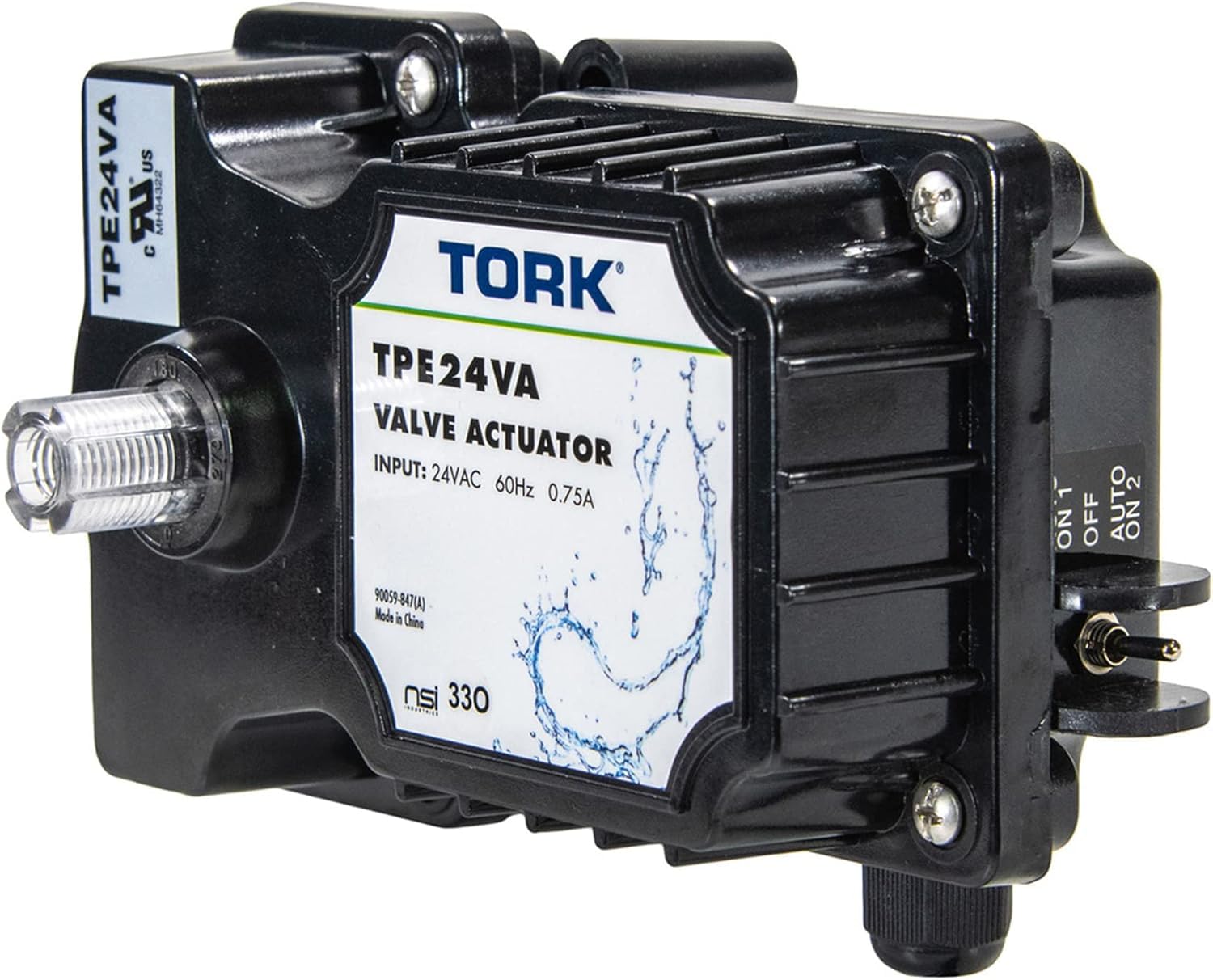 TORK TPE24VA 24-Volt Valve Actuator for Pools and Spas