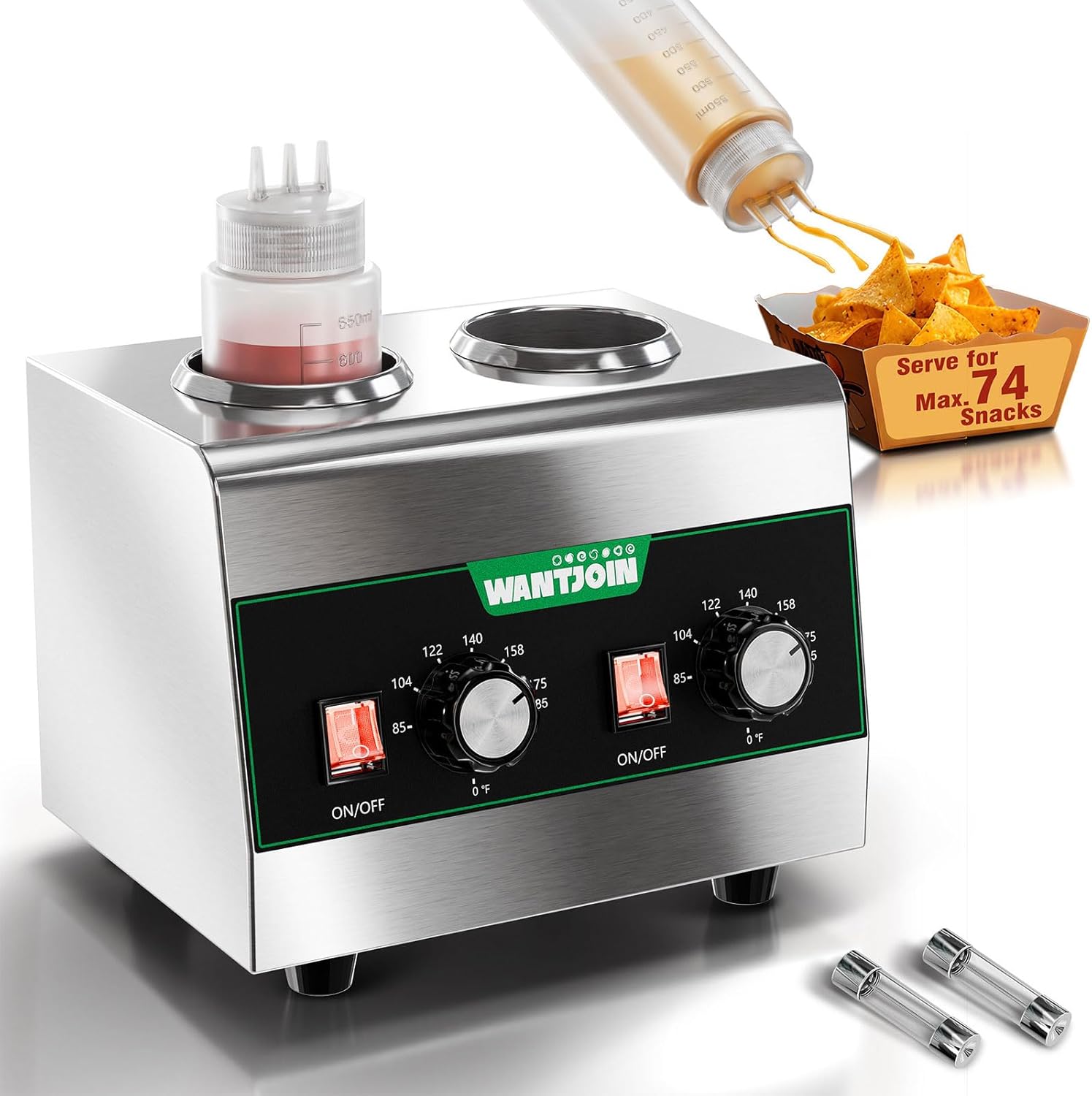 WantJoin Electric Sauce Warmer Dispenser for Commercial Use