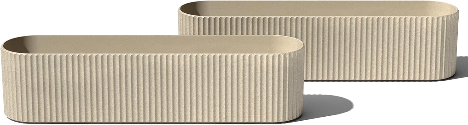 Veradek Demi Series Window Box Planter for Modern Decor