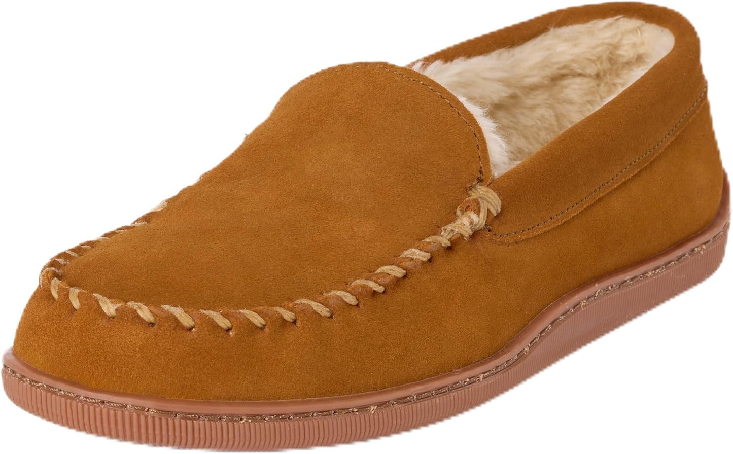 Minnetonka Men's Pile Lined Hardsole Slipper for Ultimate Comfort