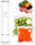 Handheld Vacuum Sealer with 20 Reusable Bags - Compact Food Saver