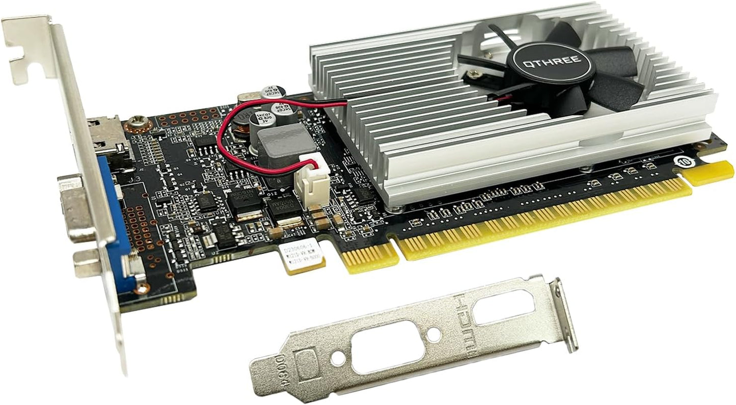 Fast QTHREE GT Graphics Card - Low Profile, High Performance