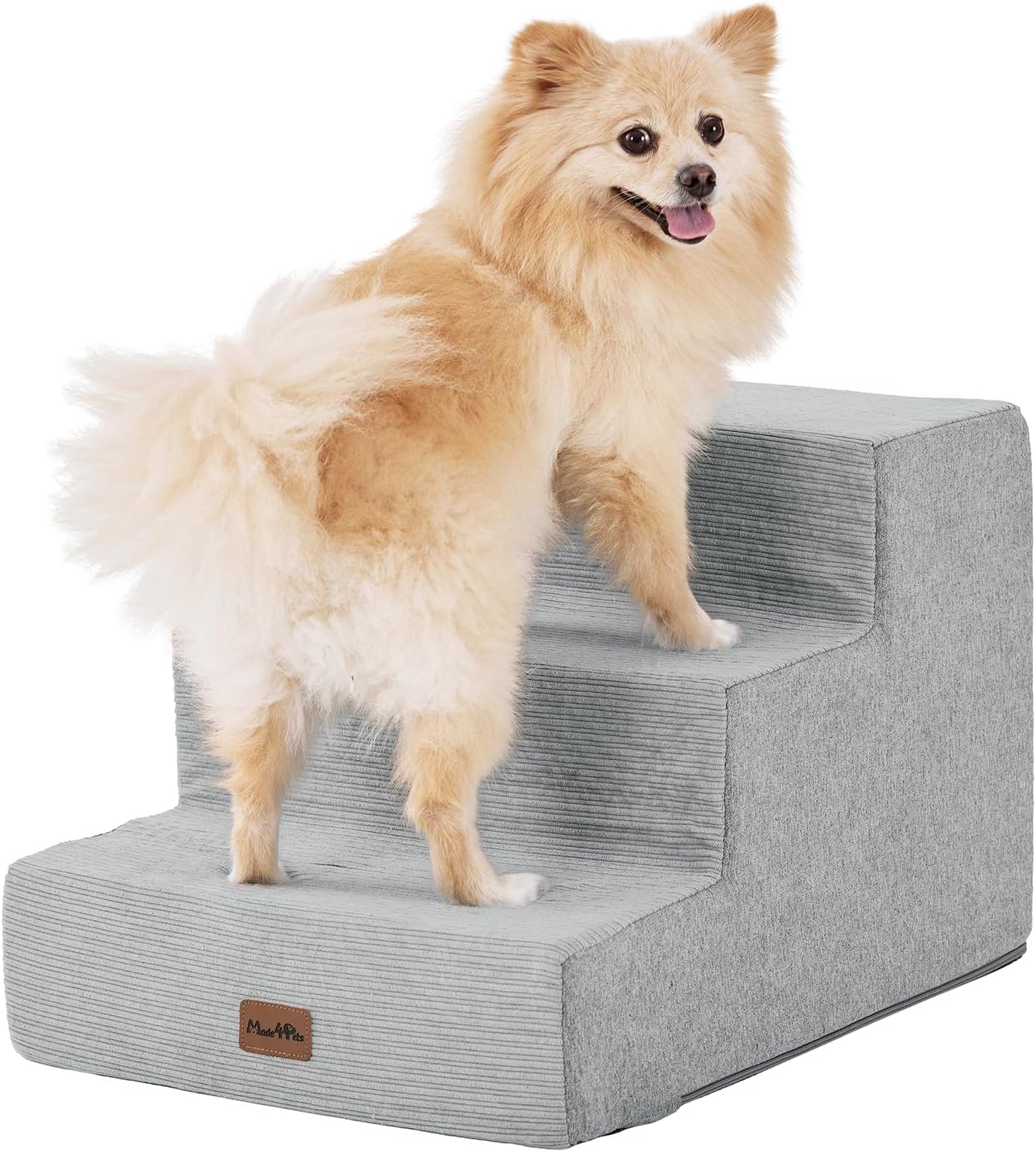 Made4Pets Dog Stairs for Small Dogs - Comfortable Pet Steps