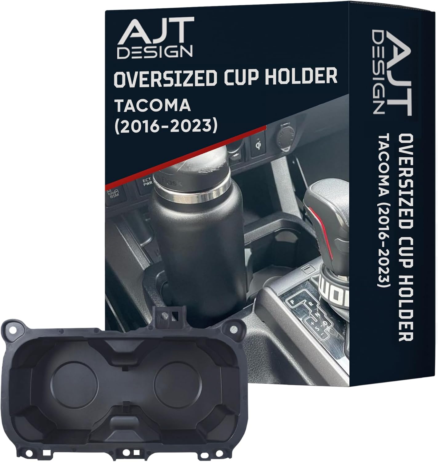 Oversized Cup Holder for Toyota Tacoma 2016-2023 - Black