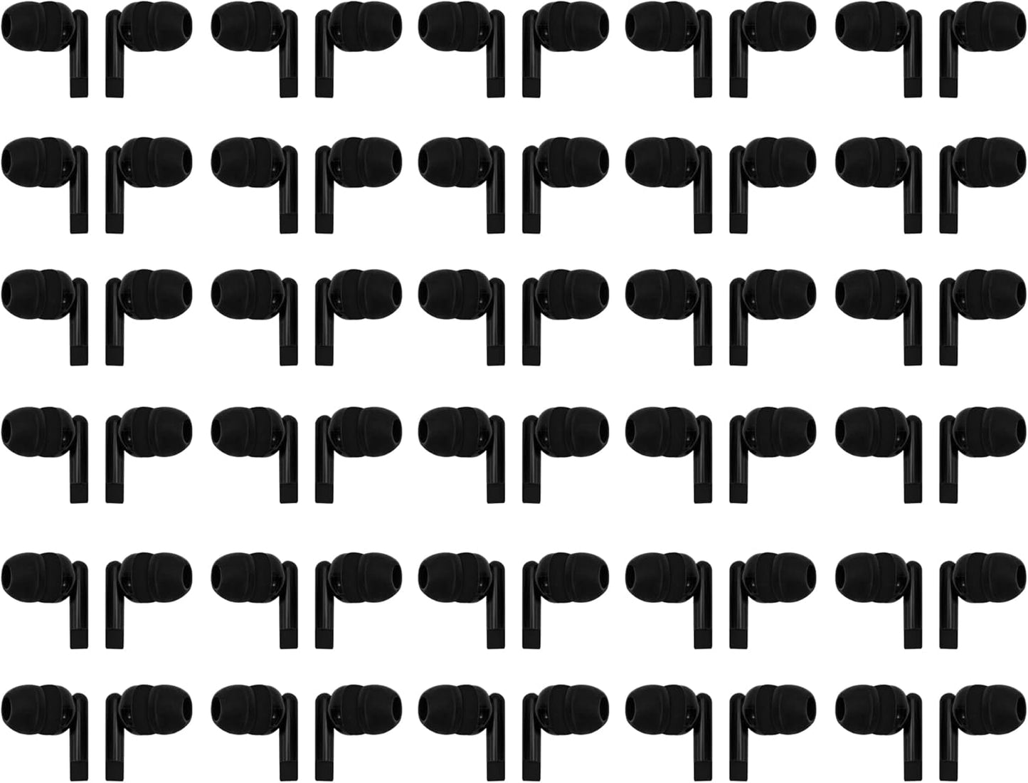 100 Packs Disposable Earbuds for Classroom and Travel Use