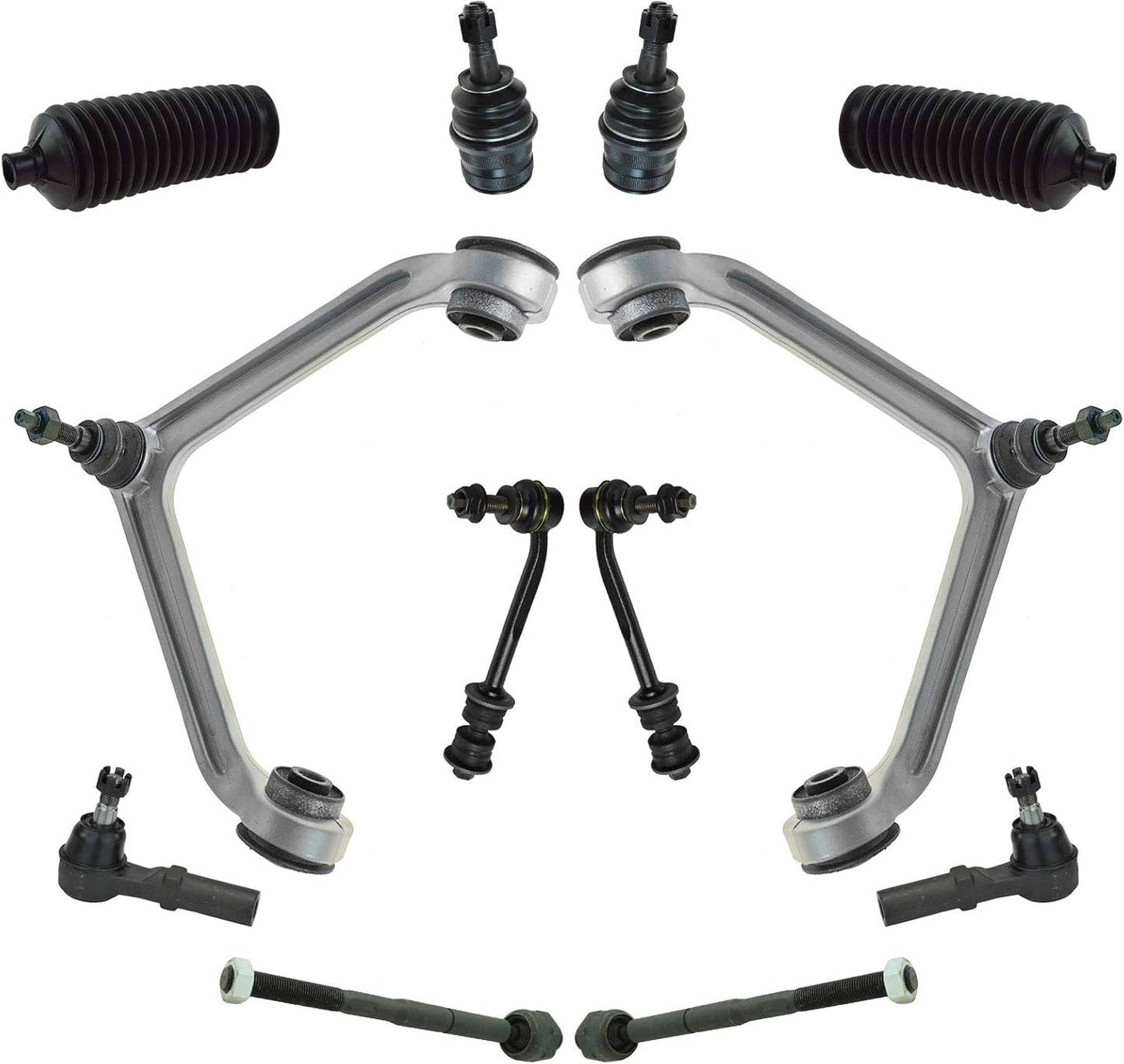 TRQ Front Steering & Suspension Kit for Chrysler Dodge Vehicles