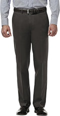 Premium No Iron Khaki Straight Fit Flat Front Casual Pant - No Iron in