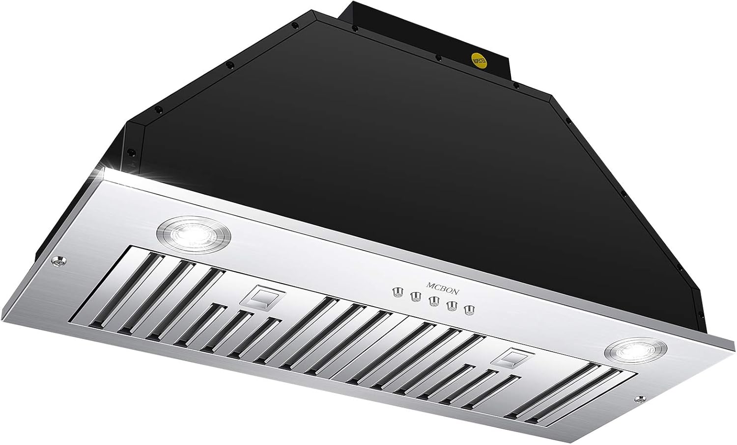 MCBON Range Hood Insert 30 Inch with 600 CFM Suction Power
