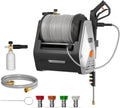 Wall Mounted Pressure Washer with 100ft Hose - Powerful 2900 PSI