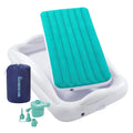 hiccapop Inflatable Toddler Travel Bed with Safety Bumpers - Portable