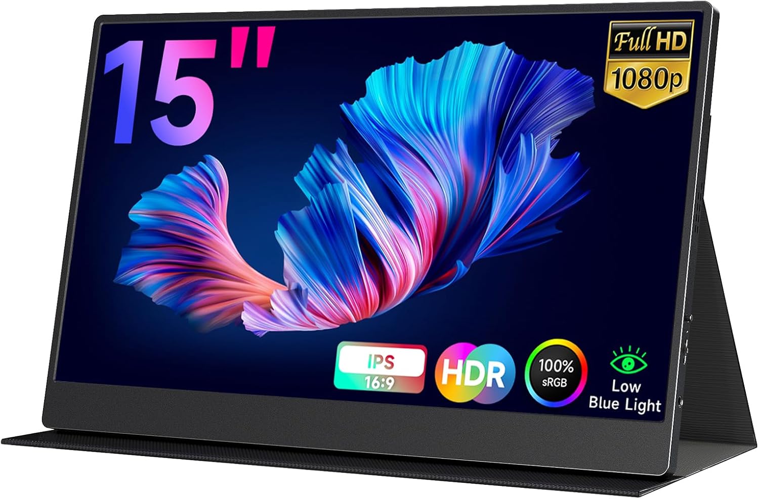 AYY 15 Portable Monitor - Full HD IPS Display