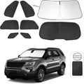 Window Shades for Ford Explorer SUV 2011-2019 - Full Coverage Sun