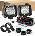 Nilight 4Inch Triple Row LED Light Pods for Off Road Trucks
