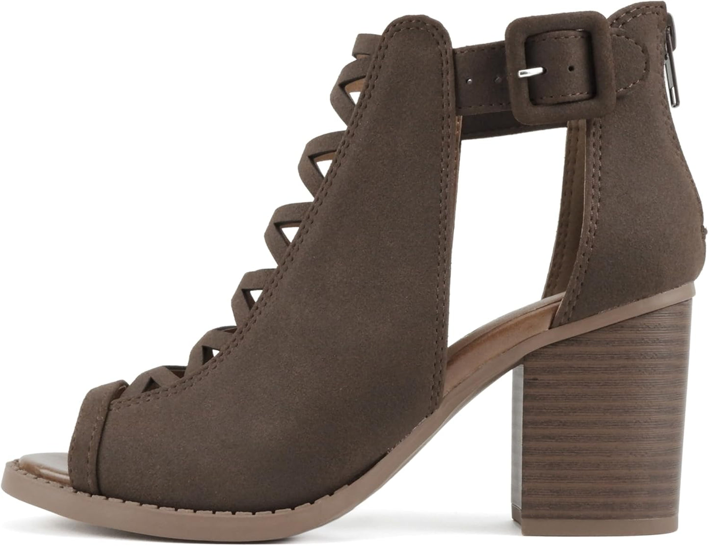 Soda Womens Fashion Aran Open Toe Heel Sandal for Stylish Look