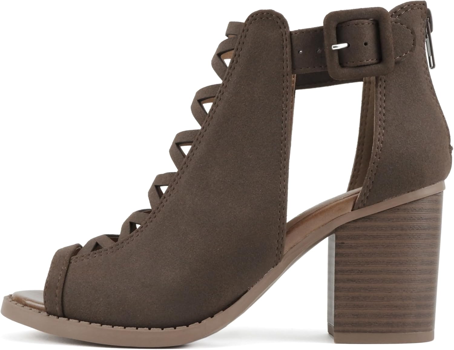Soda Womens Fashion Aran Open Toe Heel Sandal for Stylish Look