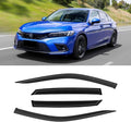 Window Visor for 2022-2025 Honda Civic - Dark Smoke Rain Guards