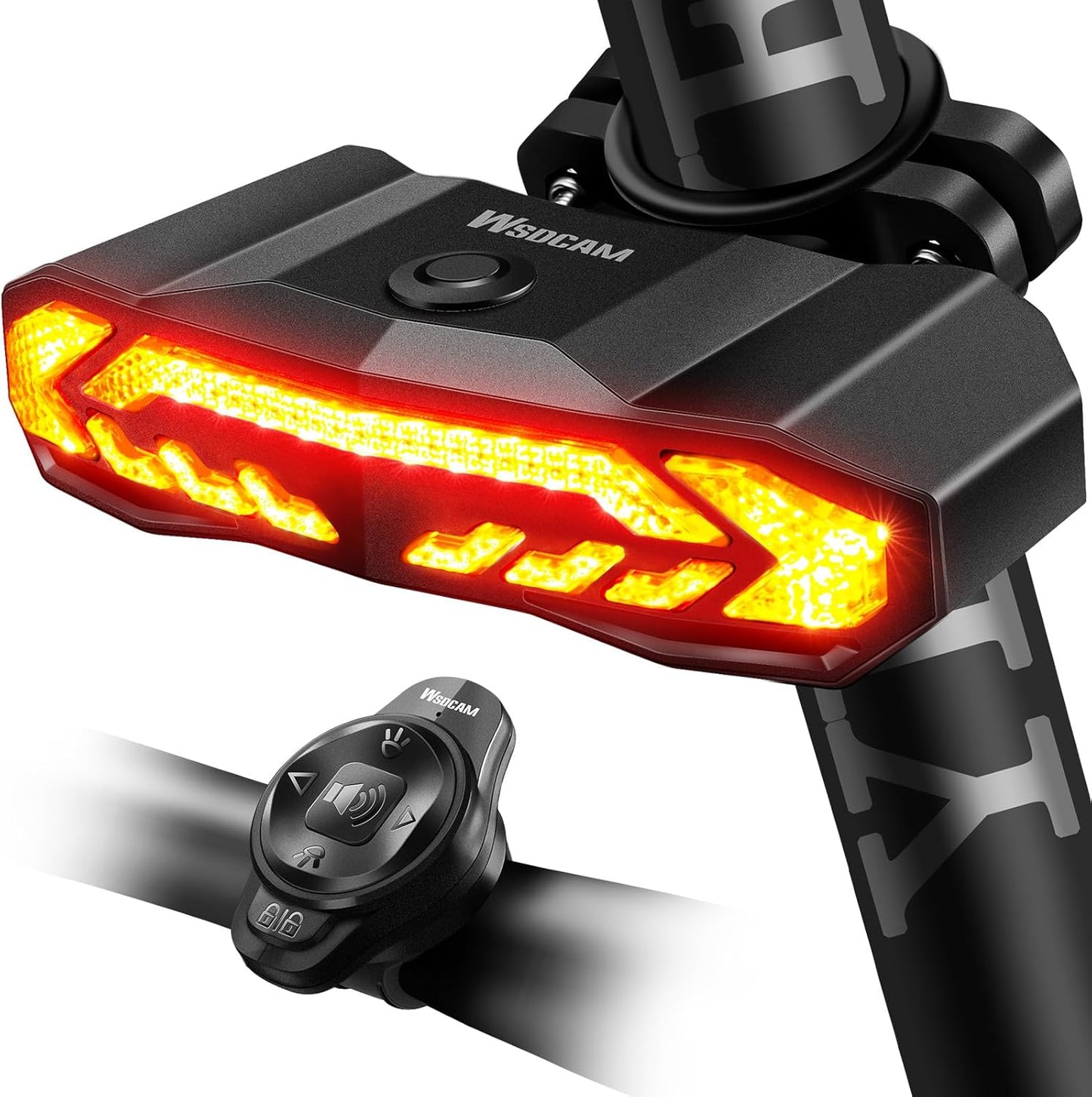 WSDCAM Smart Bike Light with Turn Signals and Brake Light
