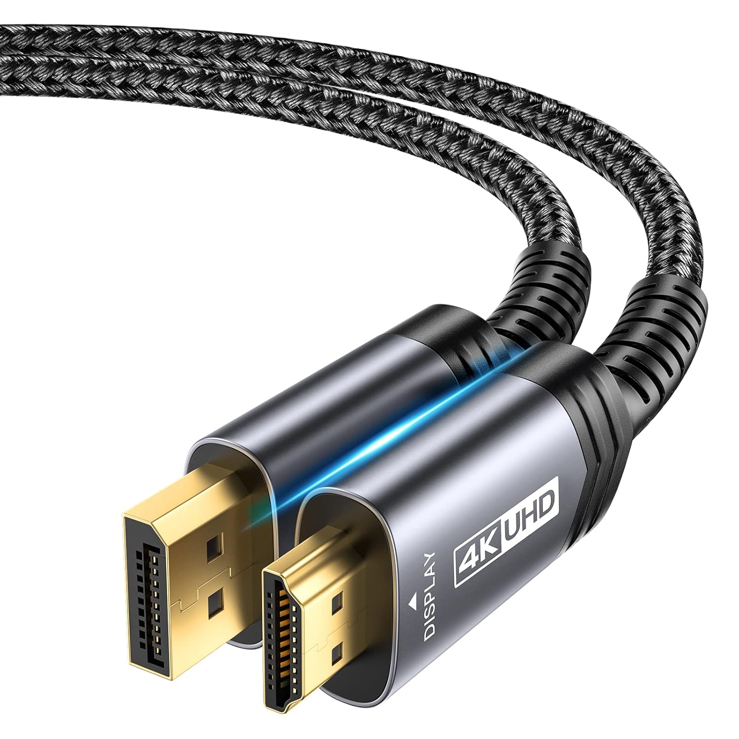 JSAUX 10FT 4K DP to HDMI Adapter - Crystal Clear Display