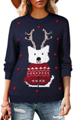 Pink Queen Women's 2025 Ugly Christmas Sweater - Cute Holiday Knit