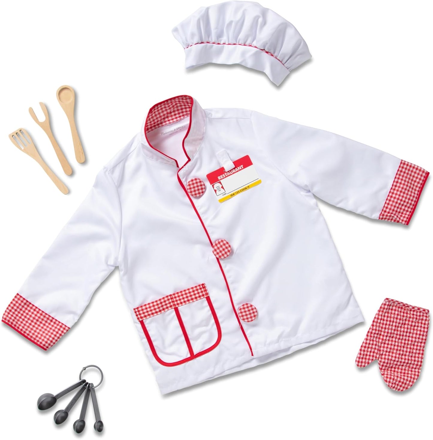 Melissa & Doug Chef Role Play Costume Dress-Up Set for Kids