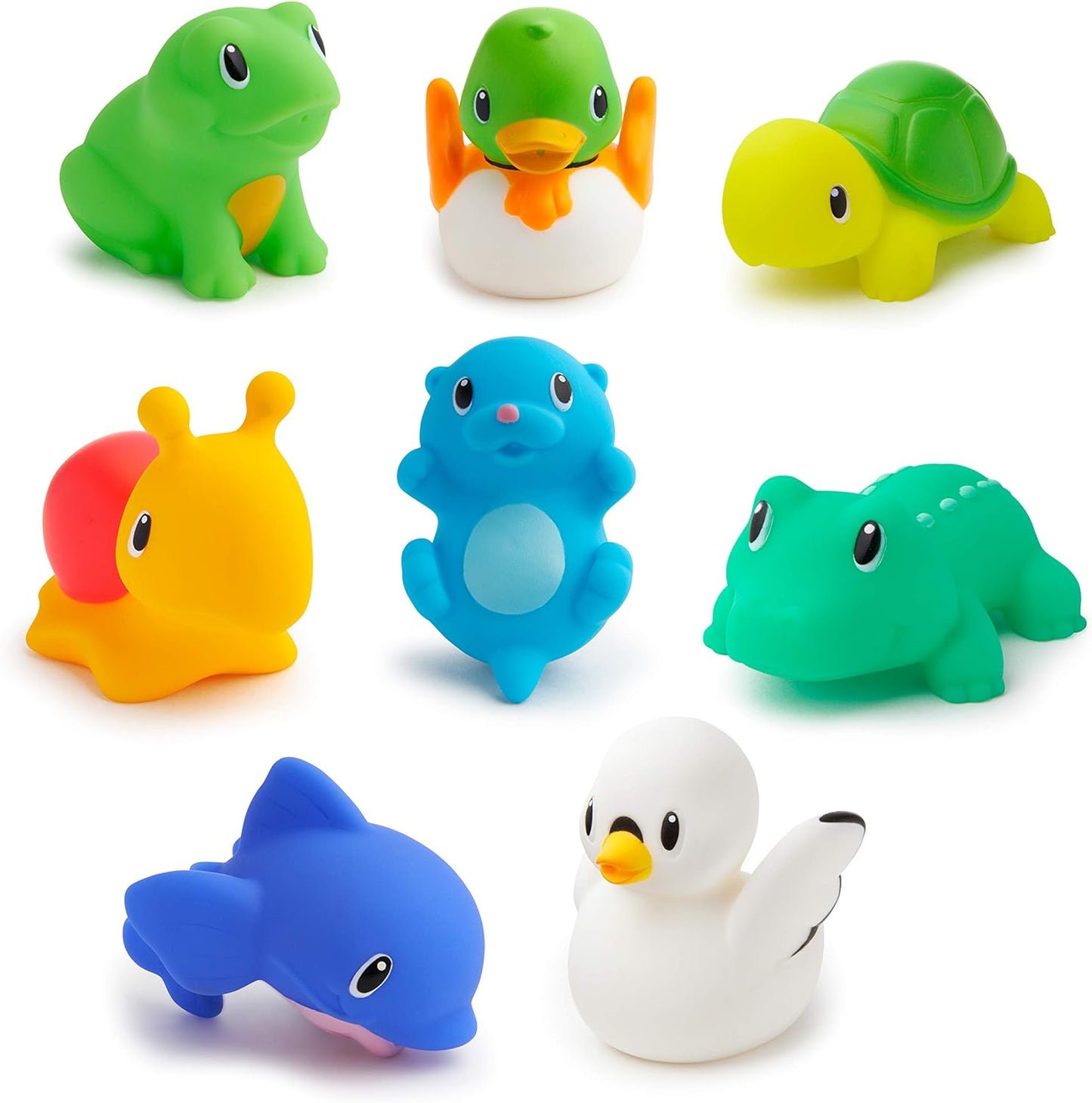 Munchkin Lake Animals: 8 Fun Bath Toy Squirts