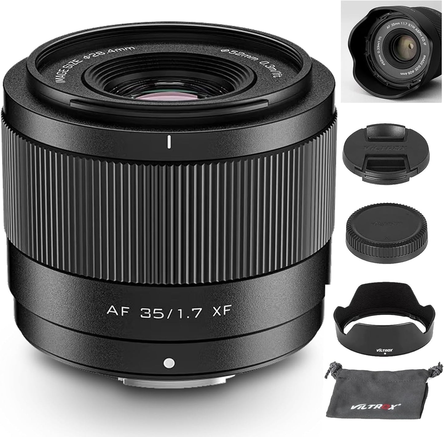 VILTROX 35mm F1.7 XF Mount Lens for Fujifilm Cameras