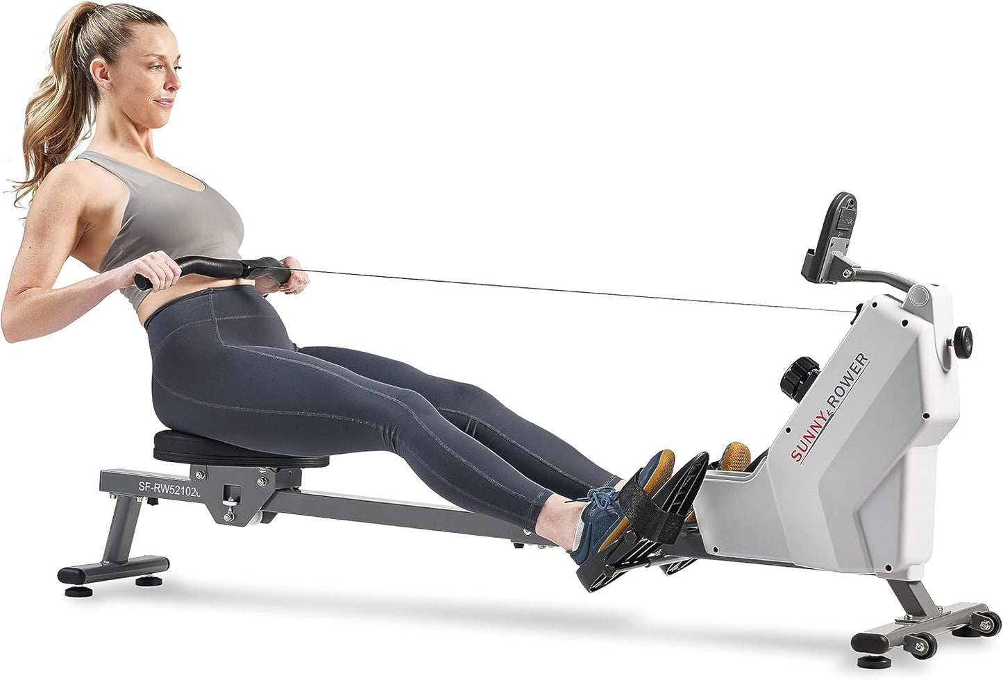 Sunny Rowing Machine: Quiet, Compact, App-Connected