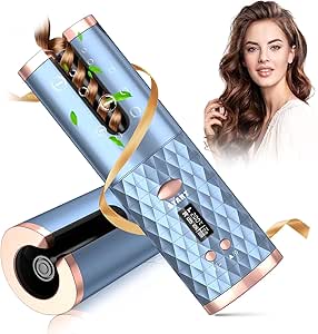 Automatic Curling Iron with 6 Temps & Timers for Effortless Curls