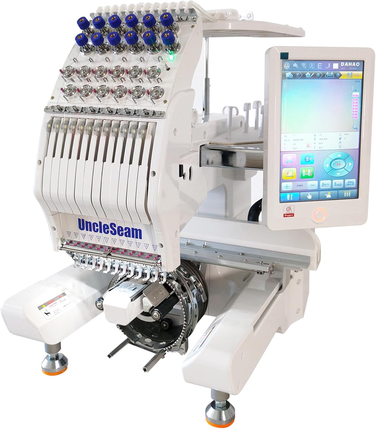 Comstroll: 15-Needle Compact Embroidery Machine | Fast 1200SPM | 10 Touch Screen | 8x12 Embroidery Area