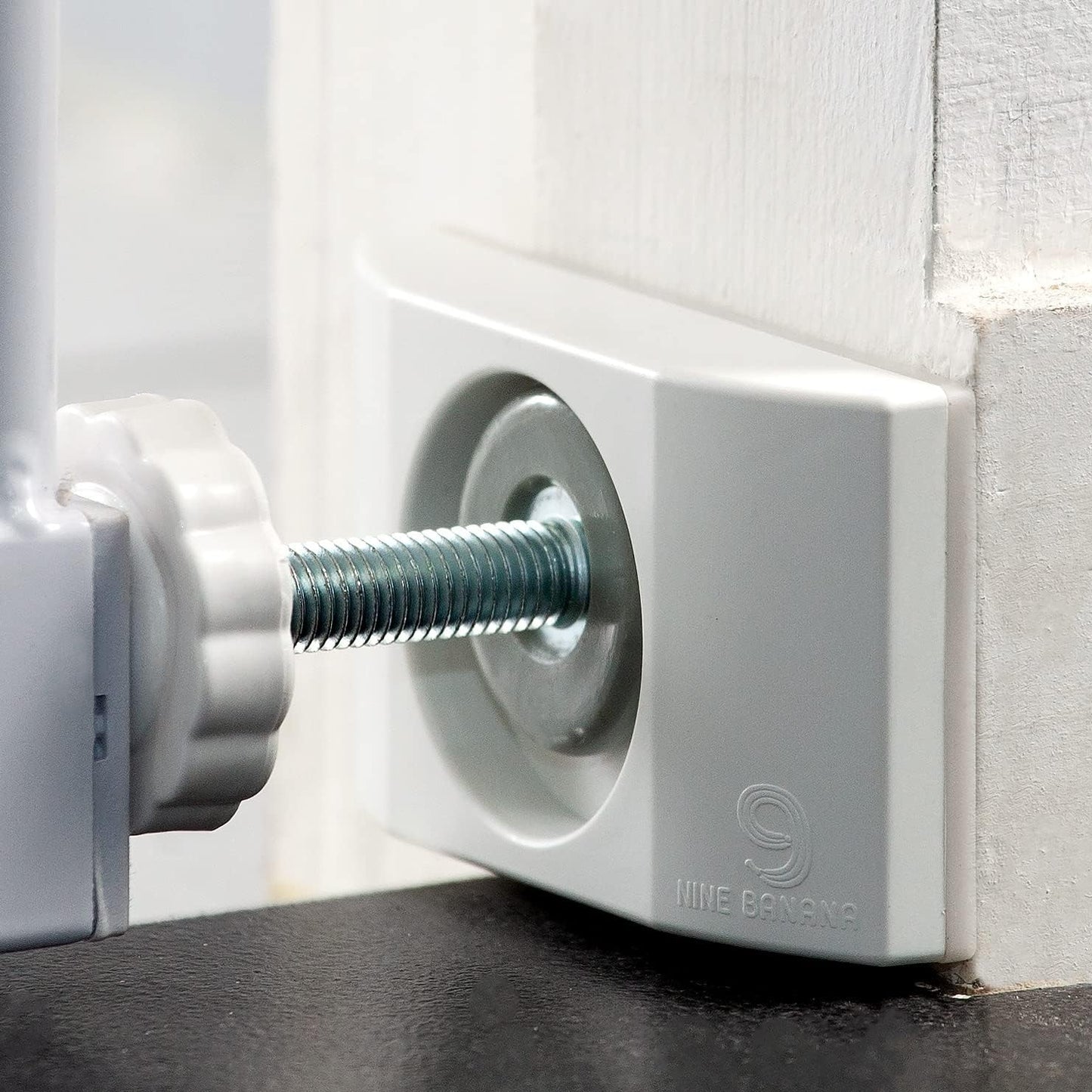 Nonslip Wall Protectors for Baby Gates: Sturdy Safety Pads by NINE BANANA