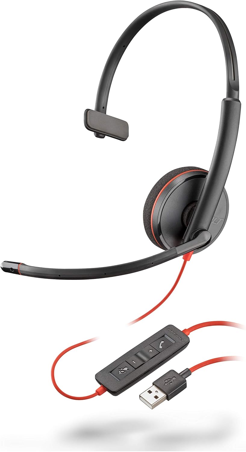 Plantronics Blackwire C3210 Headset: Quality Mono Sound Experience