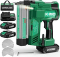 KIMO 18 Gauge Cordless Brad Nailer and Stapler - Fast, Adjustable